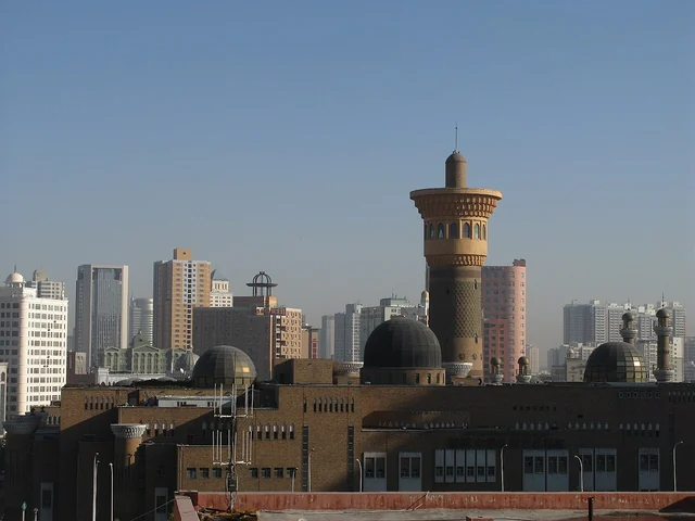 The Urumqi skyline.