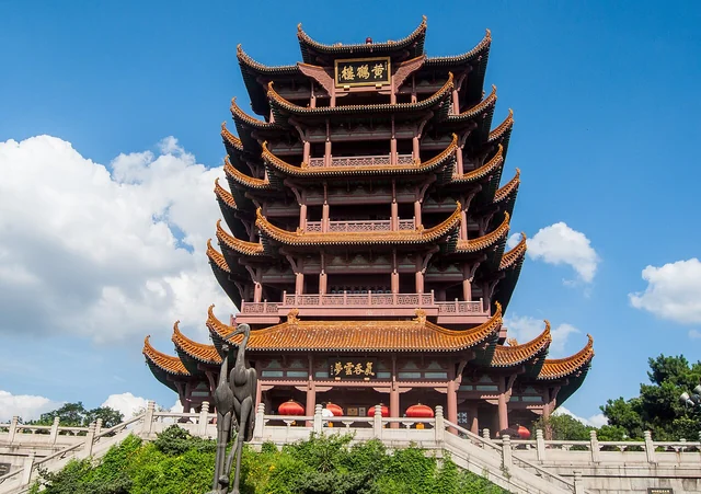 Yellow Crane Tower in Wuhan.