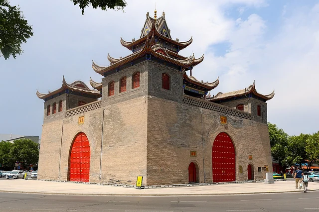 The Bell and Drum Tower in Yinchuan.