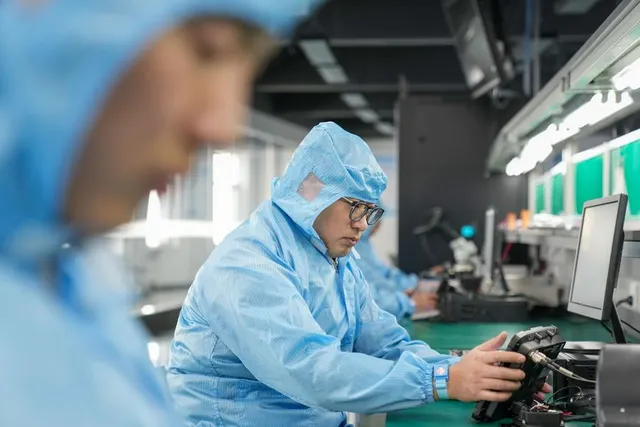 Another view of the agricultural system testing in Jiamusi, 13 March 2024.