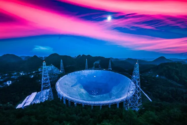 A long-exposure view of FAST, 22 September 2026.