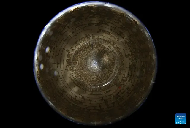 The detector’s acrylic sphere, 22 November 2024.