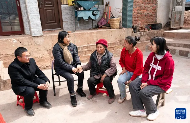 A home visit to a student’s family in Ninglang, 6 February 2024.