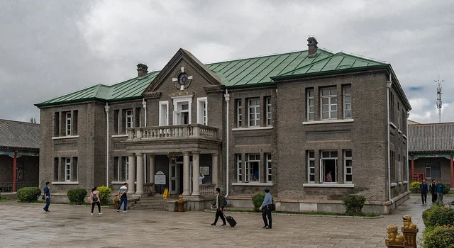 Jixi Building at the Manchukuo palace museum, identified by the exact source category; a historical view, not a current-room-access guarantee.