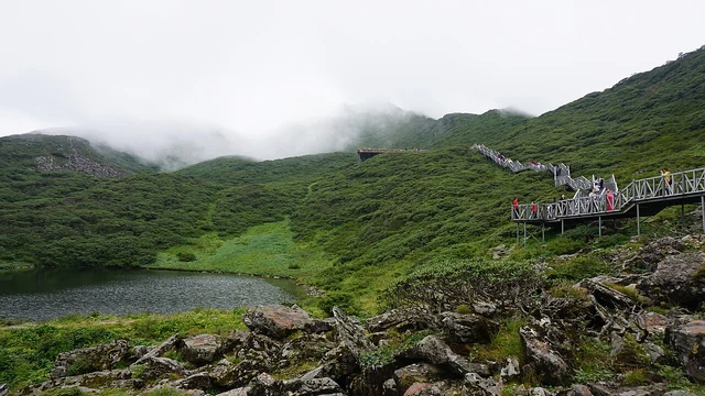 Cangshan mountain scenery in Dali.