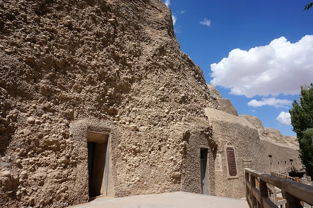 The Western Thousand Buddha Caves site near Dunhuang.