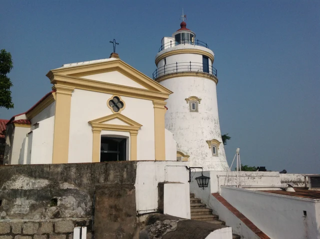 The Guia lighthouse and chapel in Macao.