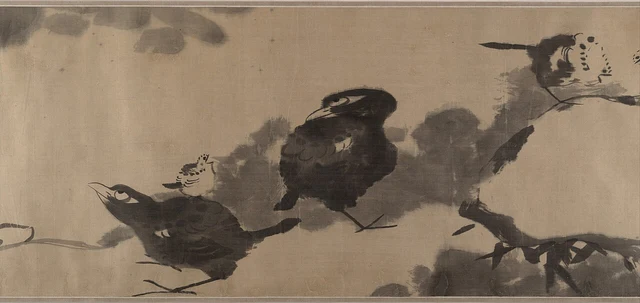 A public-domain detail of Zhu Da’s Birds in a Lotus Pond in the Metropolitan Museum collection; not the entire handscroll, today’s Nanchang display or the Ink Lotus catalogue work.