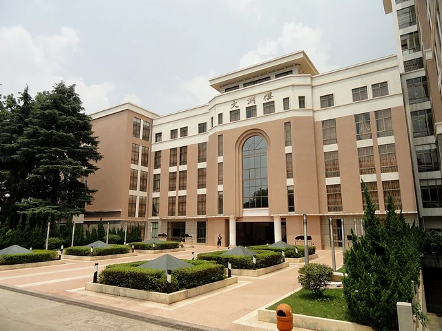 Wenyuan Building and its courtyard on Yunnan University's Kunming campus.