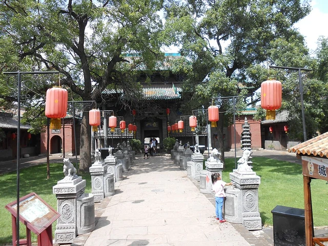 The front courtyard of Pingyao’s Confucian Temple.