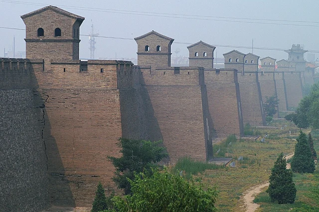 The outer wall of Pingyao’s old city.