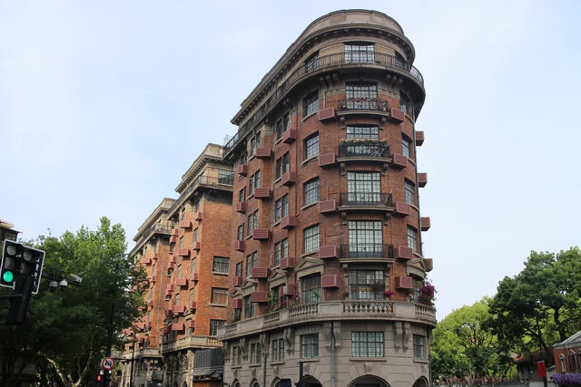 Wukang Mansion at the junction of Wukang Road in Shanghai.
