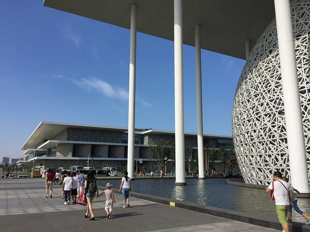 The new building of Liaoning Provincial Museum in Hunnan, Shenyang.