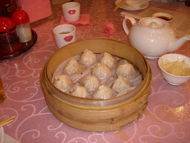 Xiaolongbao photographed at Gao Ji on Taipei’s Yongkang Street.