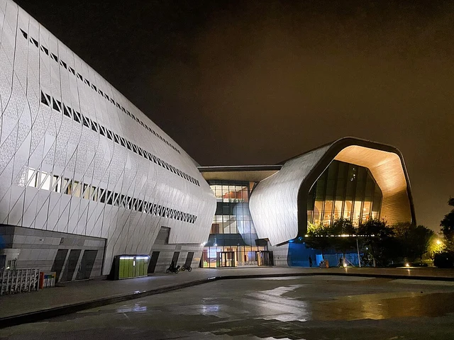 China’s National Maritime Museum in Binhai, photographed in October 2021.