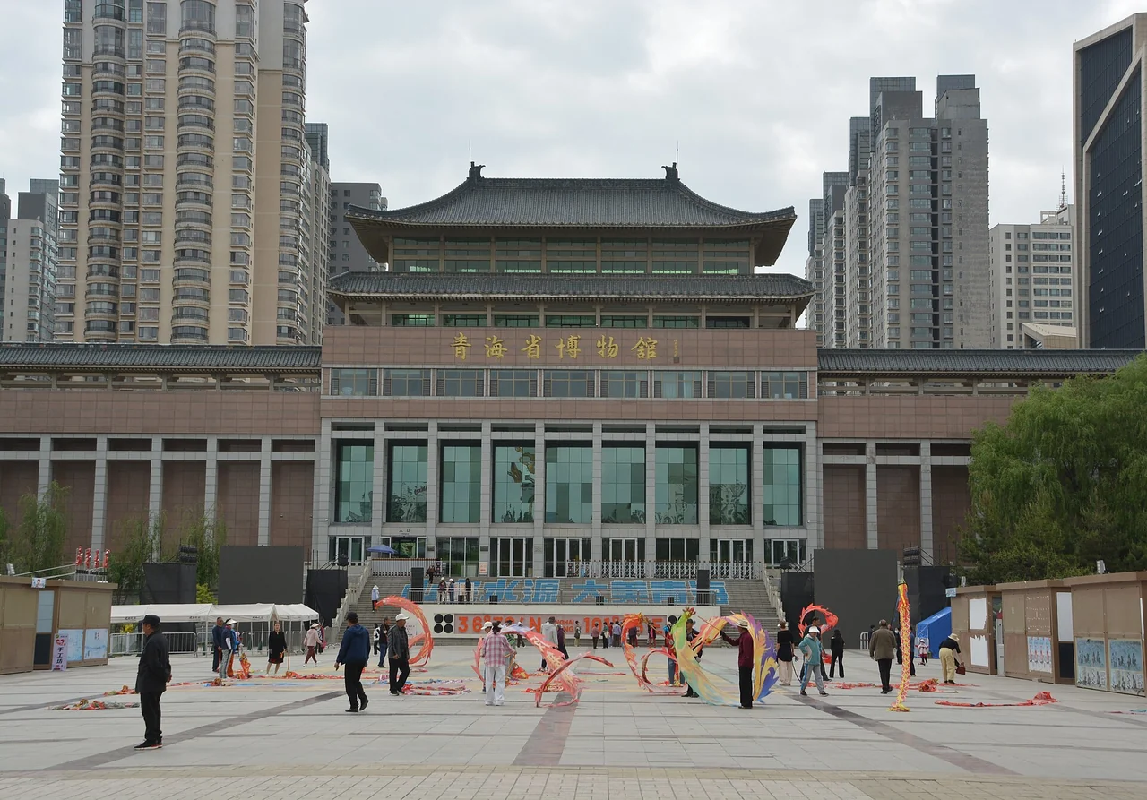 The Qinghai Provincial Museum building in Xining
