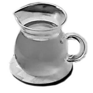 A handled glass of Dunhuang apricot-peel drink, in the monochrome photograph captioned Xingpishui in Gansu Daily’s 2024 report.
