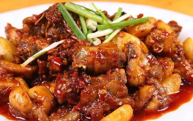 Dangwu-style Guizhou chilli chicken in a photograph supplied by the official Zhizhi Guiyang account and published in July 2024.