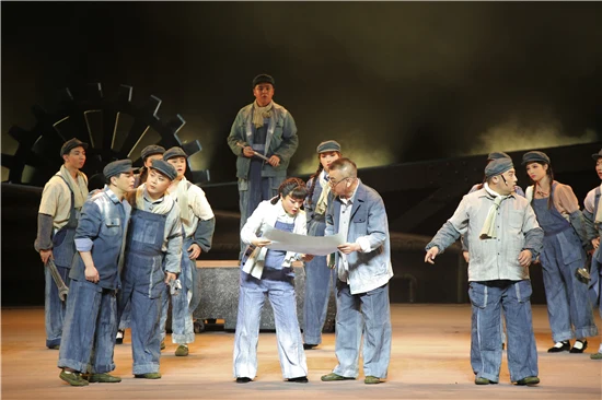 Shenyang Pingju Theatre performs Wei Fengying in 2023, in an official stage photograph supplied by Shenyang’s culture and tourism bureau.